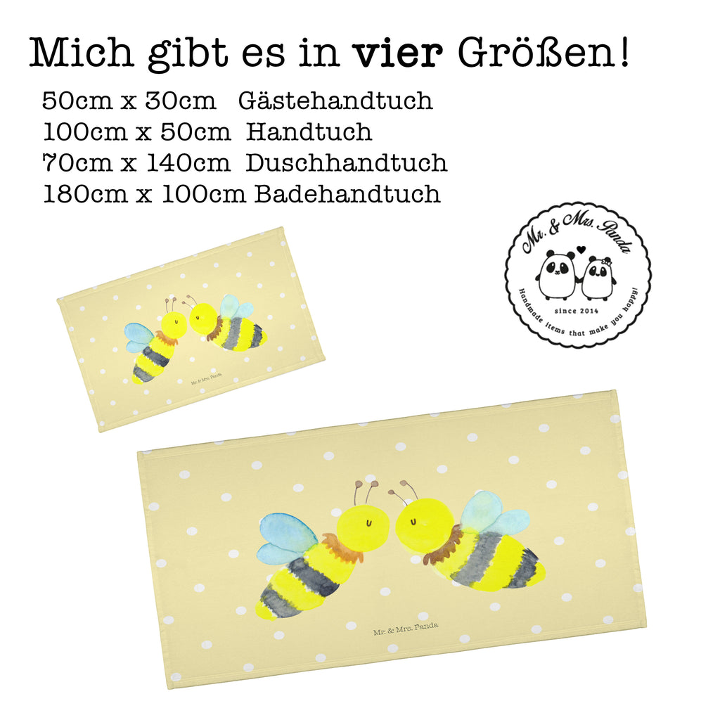 Handtuch Biene Liebe Gästetuch, Reisehandtuch, Sport Handtuch, Frottier, Kinder Handtuch, Biene, Wespe, Hummel
