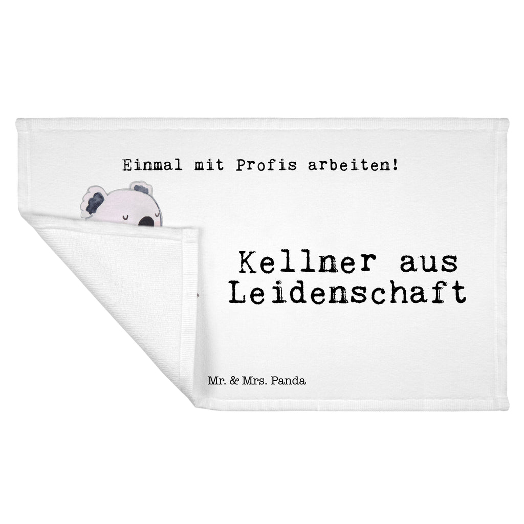 Handtuch Kellner aus Leidenschaft Gästetuch, Reisehandtuch, Sport Handtuch, Frottier, Kinder Handtuch, Beruf, Ausbildung, Jubiläum, Abschied, Rente, Kollege, Kollegin, Geschenk, Schenken, Arbeitskollege, Mitarbeiter, Firma, Danke, Dankeschön, Kellner, Servicekraft, Restaurant, Ober