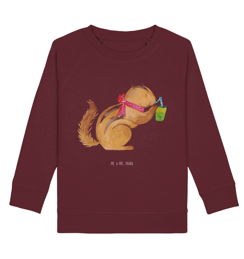 Organic Kinder Pullover Eichhörnchen Smoothie Kinder Pullover, Kinder Sweatshirt, Jungen, Mädchen, Tiermotive, Gute Laune, lustige Sprüche, Tiere, Green Smoothies, Diät, Abnehmen, Streifenhörnchen, Eichhörnchen