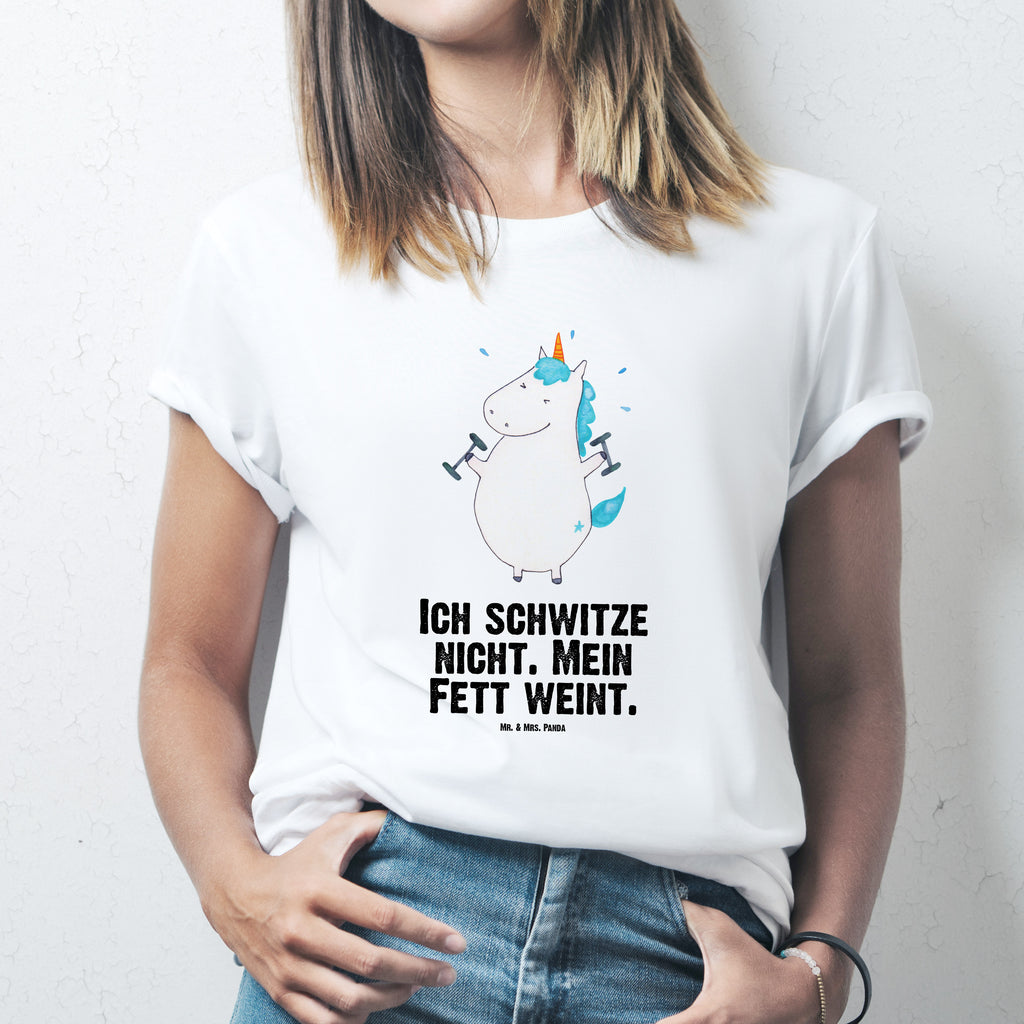 T-Shirt Standard Einhorn Fitness T-Shirt, Shirt, Tshirt, Lustiges T-Shirt, T-Shirt mit Spruch, Party, Junggesellenabschied, Jubiläum, Geburstag, Herrn, Damen, Männer, Frauen, Schlafshirt, Nachthemd, Sprüche, Einhorn, Einhörner, Einhorn Deko, Pegasus, Unicorn, Gym, Fitness, Fitnessstudio, Diät, Abnehmen, Sport, Pumpen, Geräte, Sixpack