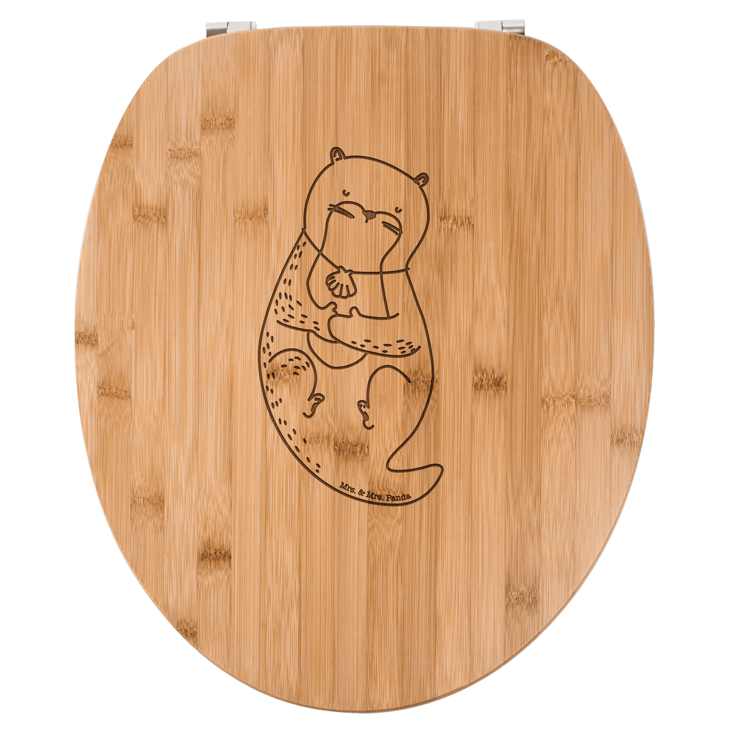 WC Sitz Otter Muschel Klobrille, Klodeckel, Toilettendeckel, WC-Sitz, Toilette, Otter, Fischotter, Seeotter, Otterliebe, grübeln, träumen, Motivation, Tagträumen, Büro