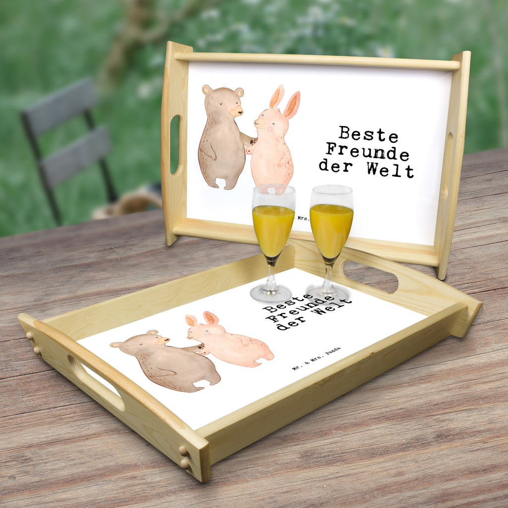 Serviertablett Hase Beste Freunde der Welt Serviertablett, Tablett, Holztablett, Küchentablett, Dekotablett, Frühstückstablett, für, Dankeschön, Geschenk, Schenken, Geburtstag, Geburtstagsgeschenk, Geschenkidee, Danke, Bedanken, Mitbringsel, Freude machen, Geschenktipp, Freunde, best friends, Freundschaft, Freundin, Freund, Clique, Kumpel, bae, bff