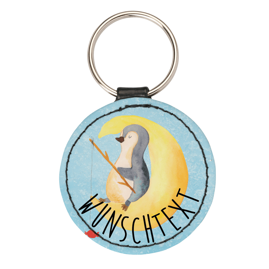 Personalisierter Schlüsselanhänger Pinguin Mond Personalisierter Schlüsselanhänger, Personalisierter Anhänger, Personalisierter Taschenanhänger, Personalisierter Glücksbringer, Personalisierter Schutzengel, Schlüsselanhänger mit Namen, Anhänger mit Namen, Glücksbringer mit Namen, Schlüsselanhänger Wunschtext, Schlüsselanhänger selbst gestalten, Pinguin, Pinguine, Spruch, schlafen, Nachtruhe, Einschlafen, Schlafzimmer, Schlafstörungen, Gästezimmer