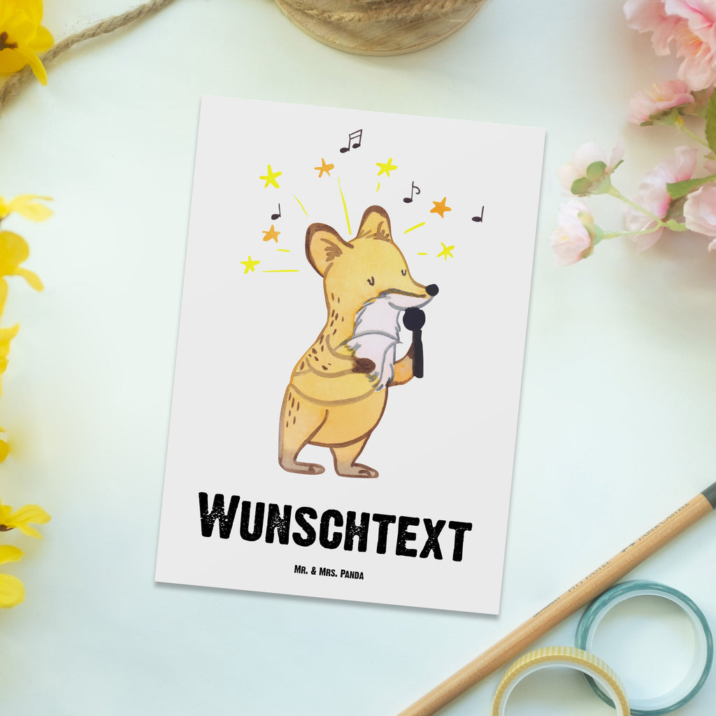 Personalisierte Postkarte Sänger mit Herz Postkarte mit Namen, Postkarte bedrucken, Postkarte mit Wunschtext, Postkarte personalisierbar, Geschenkkarte mit Namen, Grußkarte mit Namen, Karte mit Namen, Einladung mit Namen, Ansichtskarte mit Namen, Geschenkkarte mit Wunschtext, Grußkarte mit Wunschtext, Karte mit Wunschtext, Einladung mit Wunschtext, Ansichtskarte mit Wunschtext, Beruf, Ausbildung, Jubiläum, Abschied, Rente, Kollege, Kollegin, Geschenk, Schenken, Arbeitskollege, Mitarbeiter, Firma, Danke, Dankeschön