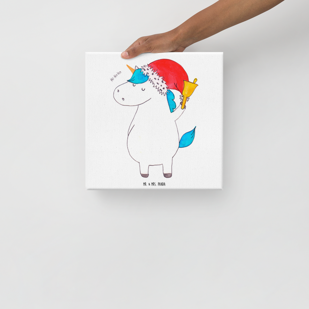 Leinwand Bild Einhorn Weihnachtsmann Leinwand, Bild, Kunstdruck, Wanddeko, Dekoration, Einhorn, Einhörner, Einhorn Deko, Pegasus, Unicorn, Gin, Schokolade, Schoki, Weihnachten, Weihnachtsmann, Nikolaus, Wunschzettel, Wunschliste, Feenstaub