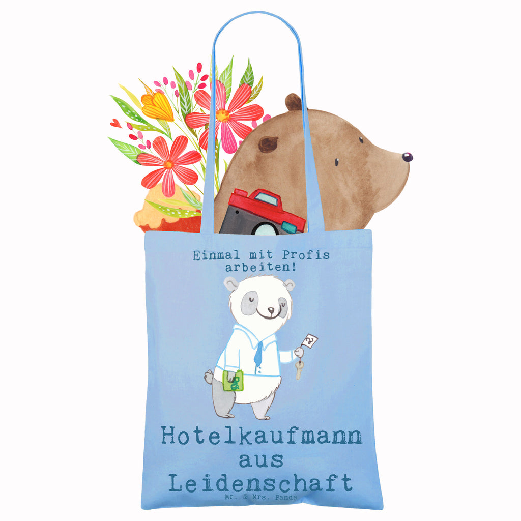 Tragetasche Hotelkaufmann aus Leidenschaft Beuteltasche, Beutel, Einkaufstasche, Jutebeutel, Stoffbeutel, Tasche, Shopper, Umhängetasche, Strandtasche, Schultertasche, Stofftasche, Tragetasche, Badetasche, Jutetasche, Einkaufstüte, Laptoptasche, Beruf, Ausbildung, Jubiläum, Abschied, Rente, Kollege, Kollegin, Geschenk, Schenken, Arbeitskollege, Mitarbeiter, Firma, Danke, Dankeschön, Hotelkaufmann, Hotelfachmann, Hotelfachangestellter, Hotelier, Hoteleröffnung