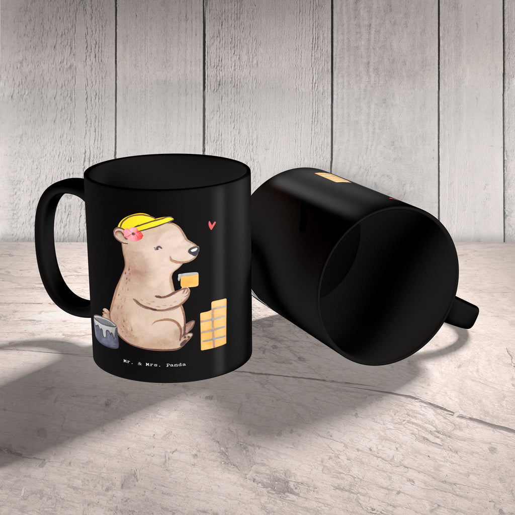 Tasse Maurerin mit Herz Tasse, Kaffeetasse, Teetasse, Becher, Kaffeebecher, Teebecher, Keramiktasse, Porzellantasse, Büro Tasse, Geschenk Tasse, Tasse Sprüche, Tasse Motive, Kaffeetassen, Tasse bedrucken, Designer Tasse, Cappuccino Tassen, Schöne Teetassen, Beruf, Ausbildung, Jubiläum, Abschied, Rente, Kollege, Kollegin, Geschenk, Schenken, Arbeitskollege, Mitarbeiter, Firma, Danke, Dankeschön, Maurerin, Maurermeisterin, Gesellenprüfung, Handwerkerin, Maurerbetrieb