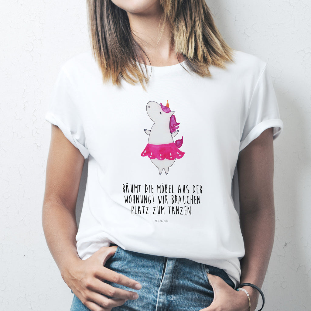 T-Shirt Standard Einhorn Ballerina T-Shirt, Shirt, Tshirt, Lustiges T-Shirt, T-Shirt mit Spruch, Party, Junggesellenabschied, Jubiläum, Geburstag, Herrn, Damen, Männer, Frauen, Schlafshirt, Nachthemd, Sprüche, Einhorn, Einhörner, Einhorn Deko, Pegasus, Unicorn, Tanzen, Ballerina, Wohnung, Spaß, Feiern, Geburtstag, Tänzerin, Lebenslust, Lebensfreude