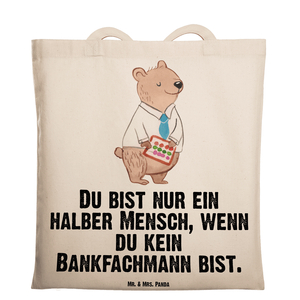 Tragetasche Bankfachmann mit Herz Beuteltasche, Beutel, Einkaufstasche, Jutebeutel, Stoffbeutel, Tasche, Shopper, Umhängetasche, Strandtasche, Schultertasche, Stofftasche, Tragetasche, Badetasche, Jutetasche, Einkaufstüte, Laptoptasche, Beruf, Ausbildung, Jubiläum, Abschied, Rente, Kollege, Kollegin, Geschenk, Schenken, Arbeitskollege, Mitarbeiter, Firma, Danke, Dankeschön, Bankfachmann, Bankangestellter, Bänker, Bankberater