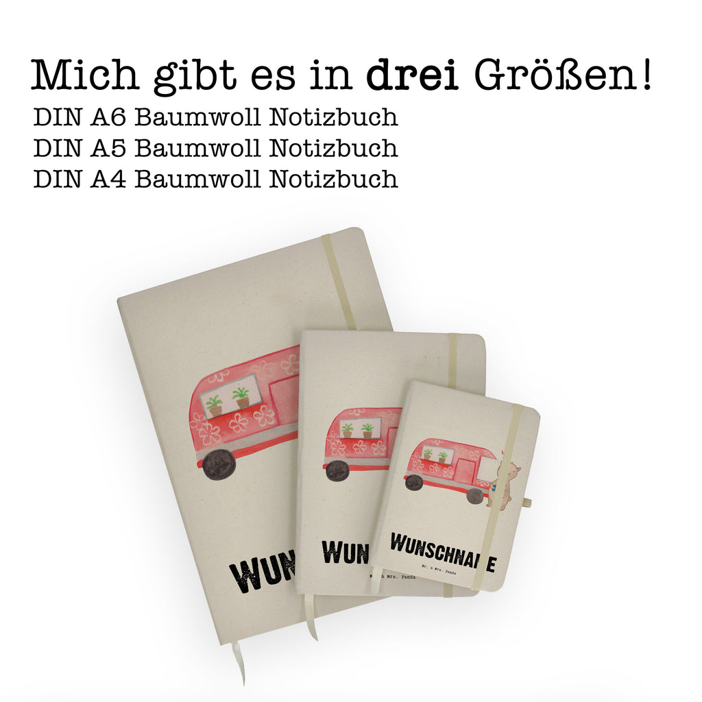 DIN A4 Personalisiertes Notizbuch Bär Camper Personalisiertes Notizbuch, Notizbuch mit Namen, Notizbuch bedrucken, Personalisierung, Namensbuch, Namen, Geschenk, Sport, Sportart, Hobby, Schenken, Danke, Dankeschön, Auszeichnung, Gewinn, Sportler, Camper, Campen, Zelten, Campingplatz, Wohnmobil, Roadtrip, Urlaub