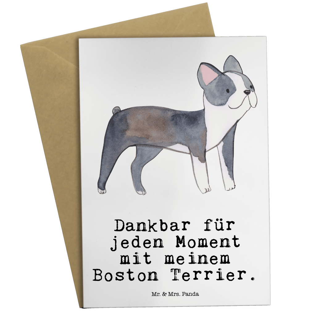 Grußkarte Boston Terrier Moment Grußkarte, Klappkarte, Einladungskarte, Glückwunschkarte, Hochzeitskarte, Geburtstagskarte, Karte, Ansichtskarten, Hund, Hunderasse, Rassehund, Hundebesitzer, Geschenk, Tierfreund, Schenken, Welpe, Boston Terrier