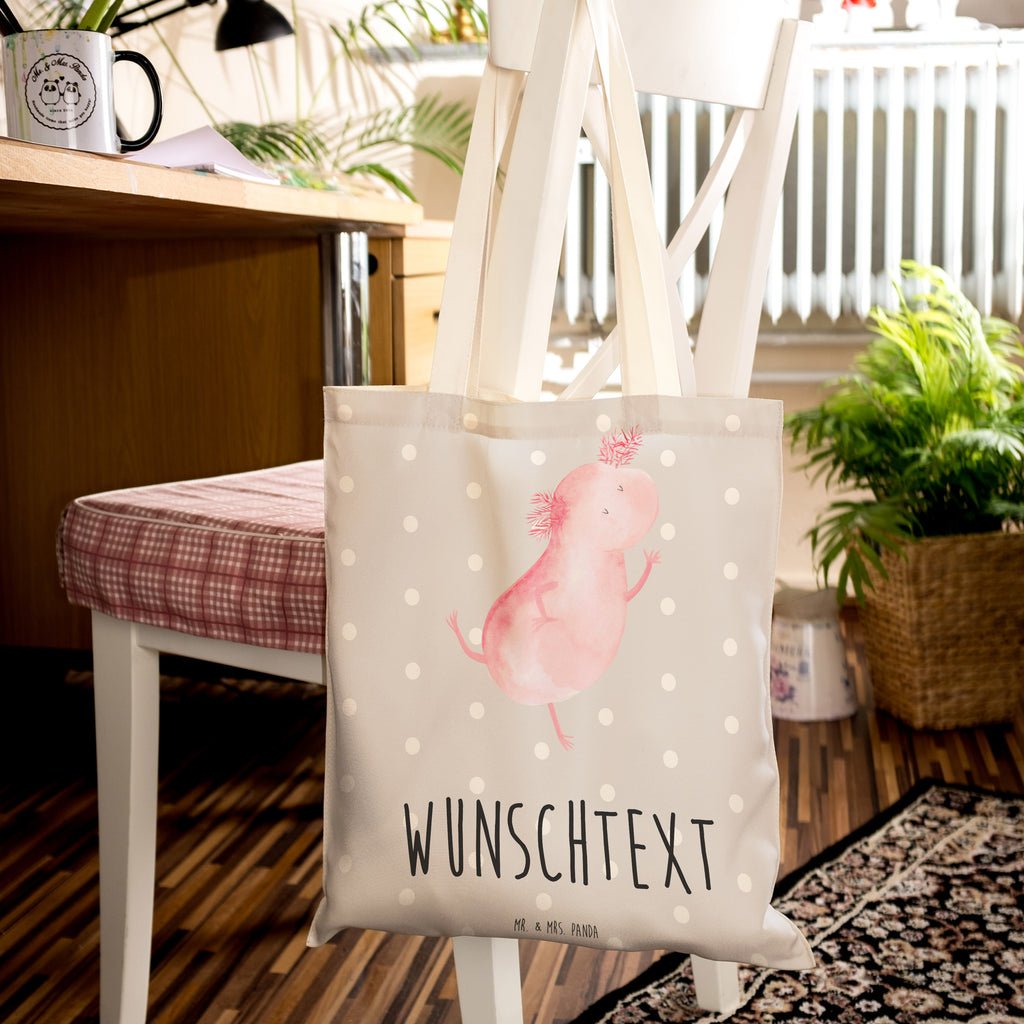 Personalisierte Einkaufstasche Axolotl tanzt Personalisierte Tragetasche, Personalisierte Tasche, Personalisierter Beutel, Personalisierte Stofftasche, Personalisierte Baumwolltasche, Personalisierte Umhängetasche, Personalisierter Shopper, Personalisierte Einkaufstasche, Personalisierte Beuteltasche, Tragetasche mit Namen, Tasche mit Namen, Beutel mit Namen, Stofftasche mit Namen, Baumwolltasche mit Namen, Umhängetasche mit Namen, Shopper mit Namen, Einkaufstasche mit Namen, Beuteltasche, Wunschtext, Wunschnamen, Personalisierbar, Personalisierung, Axolotl, Molch, Axolot, Schwanzlurch, Lurch, Lurche, Dachschaden, Sterne, verrückt, Freundin, beste Freundin