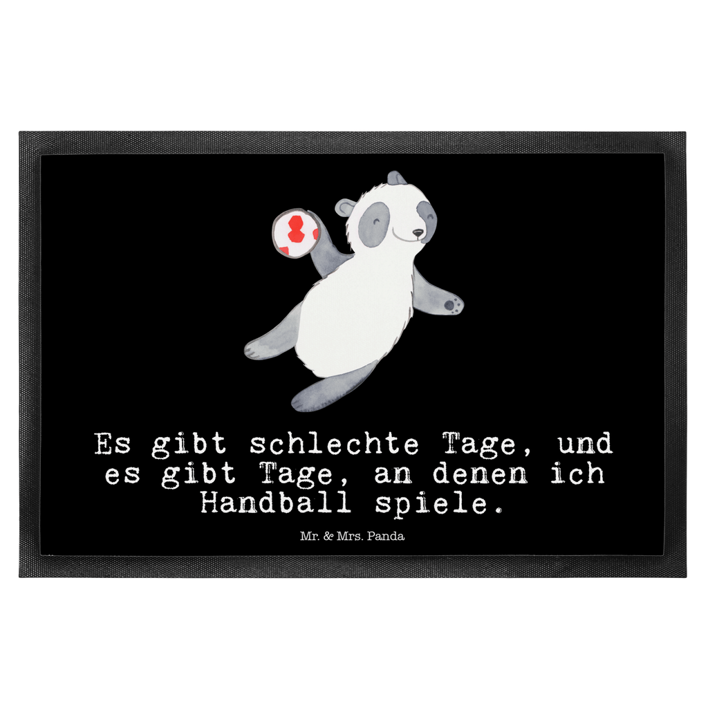 Fußmatte Panda Handball spielen Türvorleger, Schmutzmatte, Fußabtreter, Matte, Schmutzfänger, Fußabstreifer, Schmutzfangmatte, Türmatte, Motivfußmatte, Haustürmatte, Vorleger, Fussmatten, Fußmatten, Gummimatte, Fußmatte außen, Fußmatte innen, Fussmatten online, Gummi Matte, Sauberlaufmatte, Fußmatte waschbar, Fußmatte outdoor, Schmutzfangmatte waschbar, Eingangsteppich, Fußabstreifer außen, Fußabtreter außen, Schmutzfangteppich, Fußmatte außen wetterfest, Geschenk, Sport, Sportart, Hobby, Schenken, Danke, Dankeschön, Auszeichnung, Gewinn, Sportler, Handball spielen, Handball Turnier, Handball Club, Handball Verein