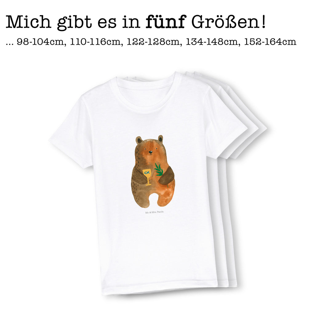 Organic Kinder T-Shirt Bär Konfirmation Kinder T-Shirt, Kinder T-Shirt Mädchen, Kinder T-Shirt Jungen, Bär, Teddy, Teddybär, Konfirmation, Kirche, evangelisch, Gottesdienst