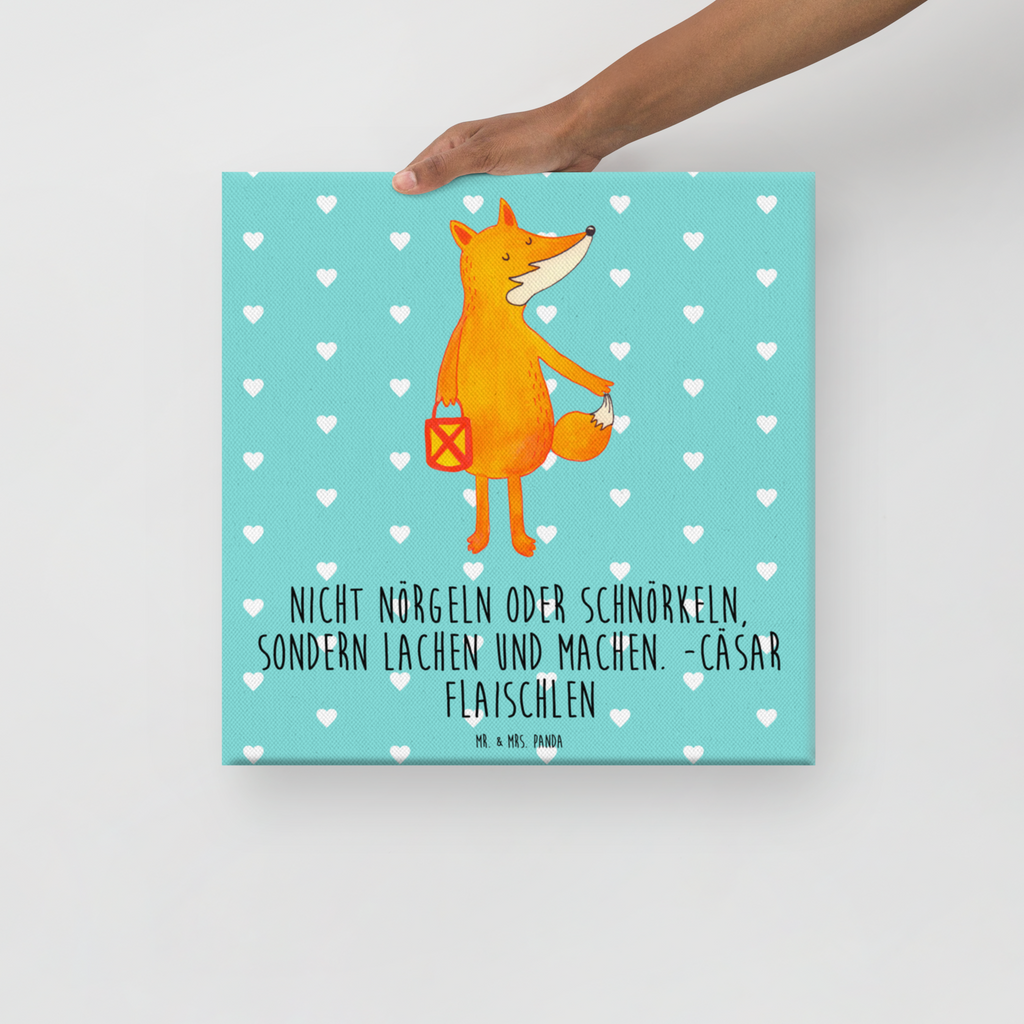 Leinwand Bild Fuchs Laterne Leinwand, Bild, Kunstdruck, Wanddeko, Dekoration, Fuchs, Füchse, Spruch trösten, Liebeskummer Spruch, Laterne, Sankt Martin, Laternenumzug, Aufmuntern, Cäsar Otto Hugo Flaischlen