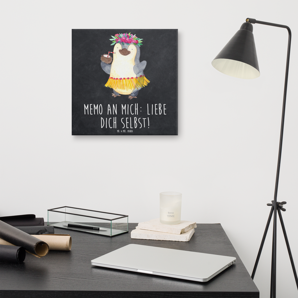 Leinwand Bild Pinguin Kokosnuss Leinwand, Bild, Kunstdruck, Wanddeko, Dekoration, Pinguin, Aloha, Hawaii, Urlaub, Kokosnuss, Pinguine