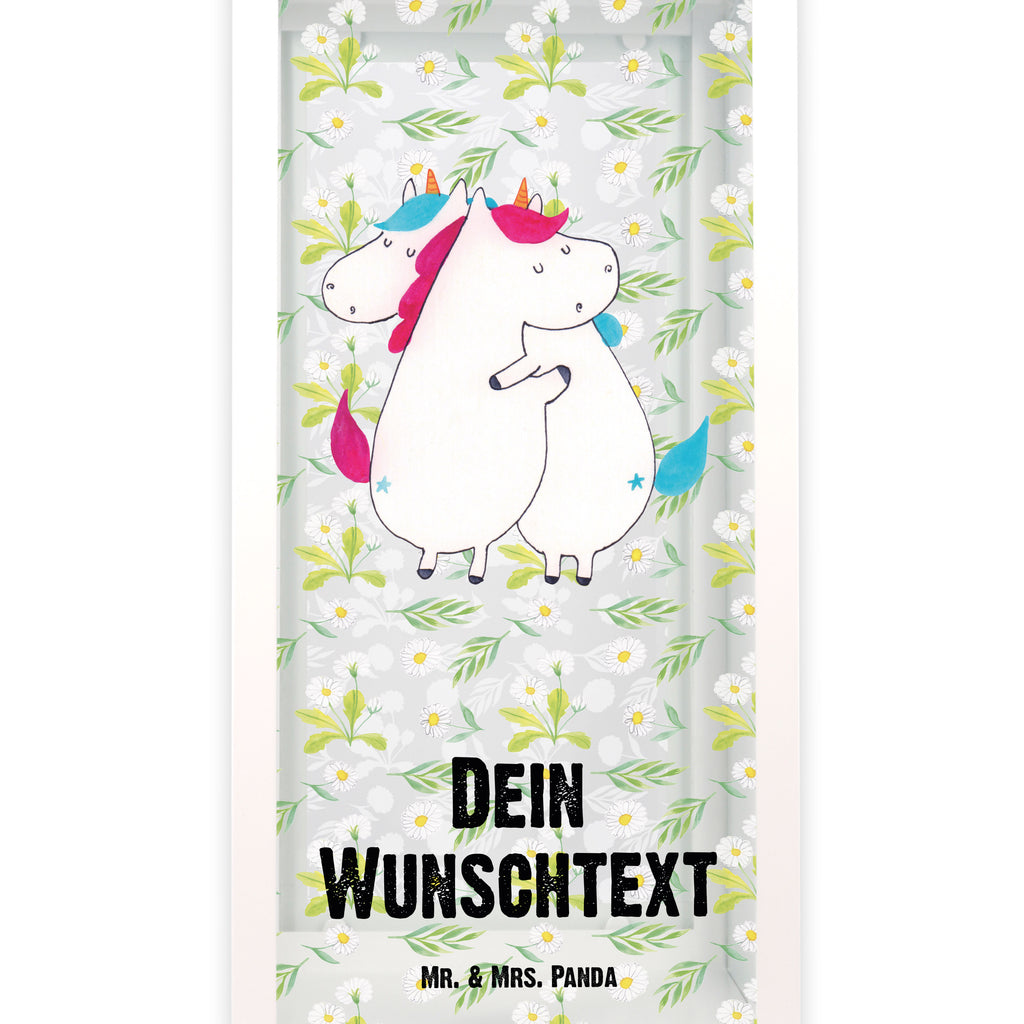 Personalisierte Deko Laterne Einhörner Umarmen Gartenlampe, Gartenleuchte, Gartendekoration, Gartenlicht, Laterne kleine Laternen, XXL Laternen, Laterne groß, Einhorn, Einhörner, Einhorn Deko, Pegasus, Unicorn, Freundinnen, Freundin, BFF, Schwester, Schwestern, Familie, Geschwister, Sister, Liebe