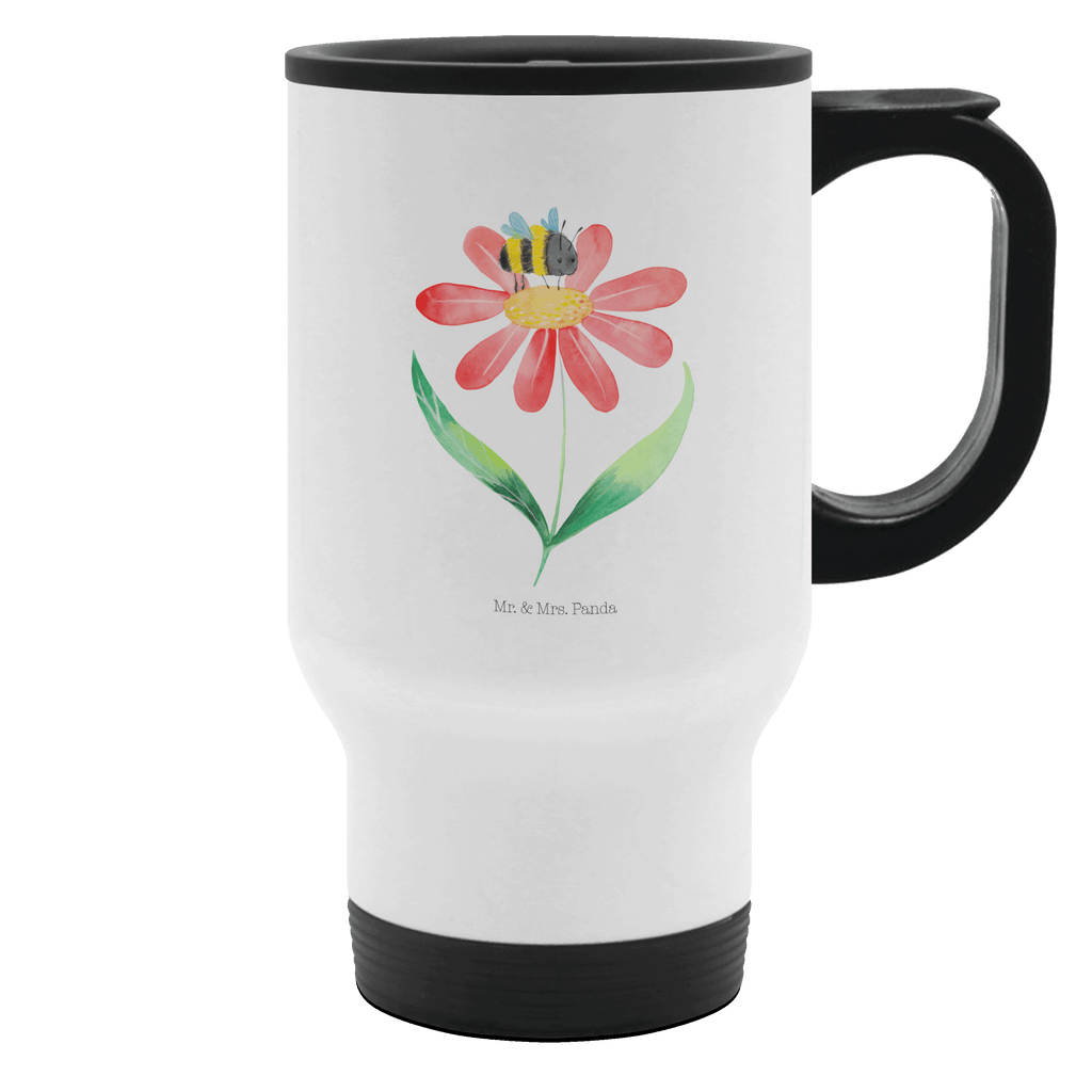 Thermobecher Hummel Blume Thermobecher, To Go Becher, Thermotasse, Kaffeebecher, Isolierbecher, Thermobecher To Go, Warmhaltetasse, Edelstahlbecher, Reisebecher, Tasse mit Deckel, Thermobecher für 400 ml, Kaffeetasse zum Mitnehmen, Tasse zum Mitnehmen, Spülmaschinenfest, Tiermotive, Gute Laune, lustige Sprüche, Tiere, Hummel, Blume, Wespe, Flauschig, Natur, Feld, Hummeln, Biene