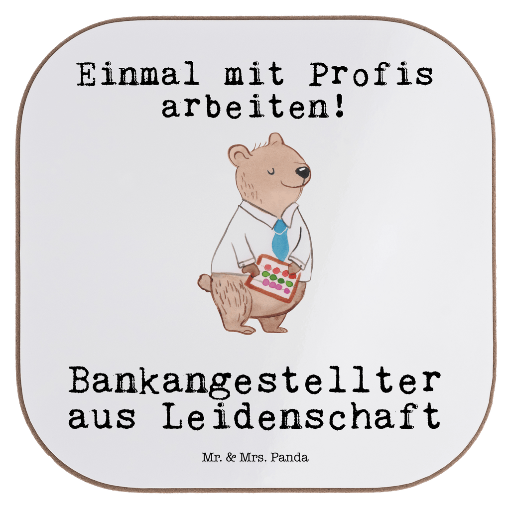 Quadratische Untersetzer Bankangestellter aus Leidenschaft Untersetzer, Bierdeckel, Glasuntersetzer, Untersetzer Gläser, Getränkeuntersetzer, Untersetzer aus Holz, Untersetzer für Gläser, Korkuntersetzer, Untersetzer Holz, Holzuntersetzer, Tassen Untersetzer, Untersetzer Design, Beruf, Ausbildung, Jubiläum, Abschied, Rente, Kollege, Kollegin, Geschenk, Schenken, Arbeitskollege, Mitarbeiter, Firma, Danke, Dankeschön, Bankangestellter, Bankfachmann, Bänker, Bankberater