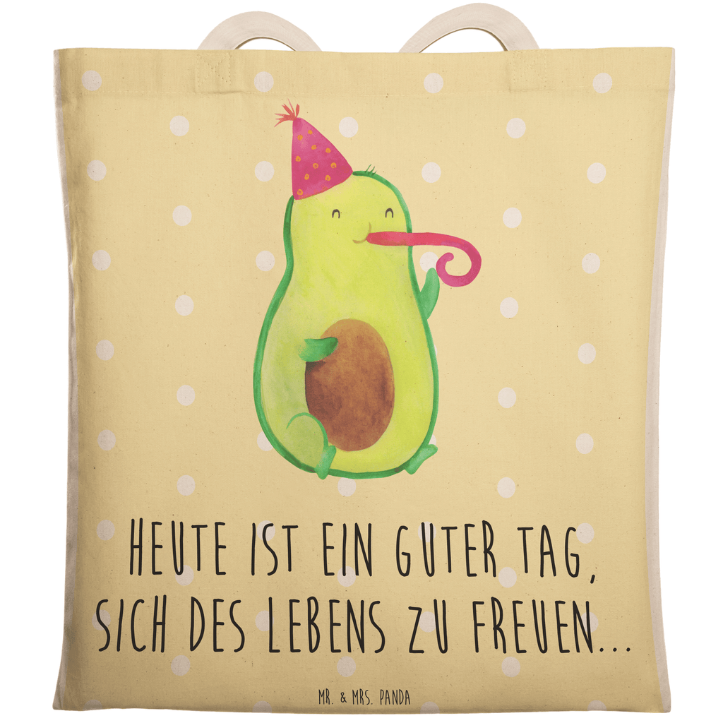 Einkaufstasche Avocado Feier Tragetasche, Tasche, Beutel, Stofftasche, Baumwolltasche, Umhängetasche, Shopper, Einkaufstasche, Beuteltasche, Avocado, Veggie, Vegan, Gesund, Party, Feierlichkeit, Feier, Fete, Geburtstag, Gute Laune, Tröte