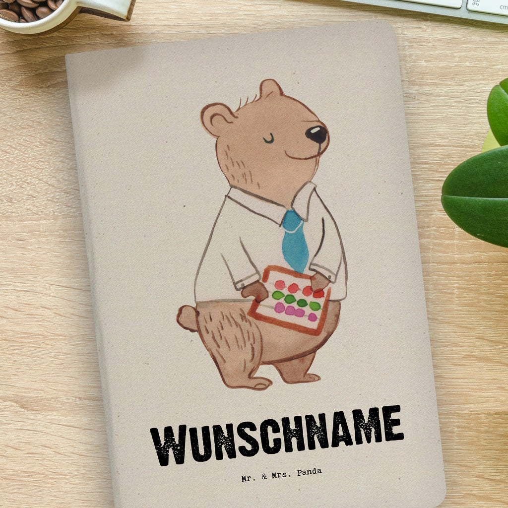 DIN A4 Personalisiertes Notizbuch Bankfachmann mit Herz Personalisiertes Notizbuch, Notizbuch mit Namen, Notizbuch bedrucken, Personalisierung, Namensbuch, Namen, Beruf, Ausbildung, Jubiläum, Abschied, Rente, Kollege, Kollegin, Geschenk, Schenken, Arbeitskollege, Mitarbeiter, Firma, Danke, Dankeschön, Bankfachmann, Bankangestellter, Bänker, Bankberater