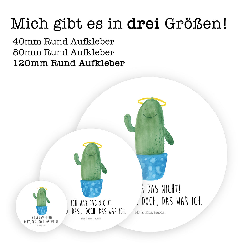 Rund Aufkleber Kaktus Heilig Sticker, Aufkleber, Etikett, Kaktus, Kakteen, frech, lustig, Kind, Eltern, Familie, Bruder, Schwester, Schwestern, Freundin, Heiligenschein