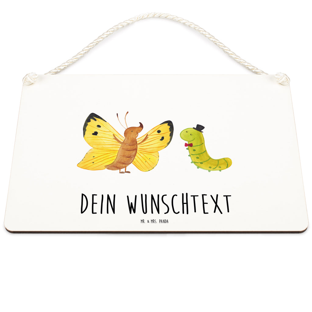 Personalisiertes Deko Schild Raupe & Schmetterling Dekoschild, Deko Schild, Schild, Tür Schild, Türschild, Holzschild, Wandschild, Wanddeko, Tiermotive, Gute Laune, lustige Sprüche, Tiere, Raupe, Schmetterling, Zitronenfalter, Entwicklung, Erwachsen werden, Kokon, Hut, Hütchen, Schönheit, Aufwachsen