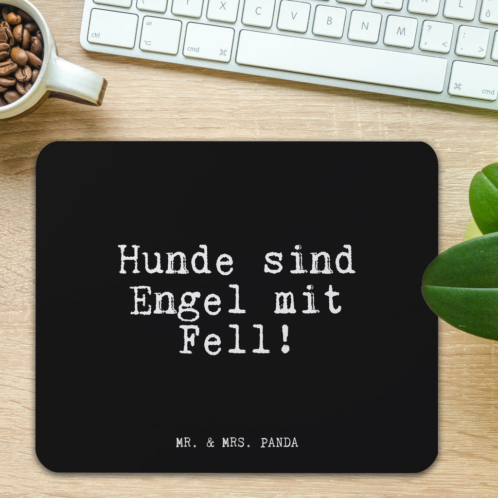 Mauspad Fun Talk Hunde sind Engel mit Fell! Mousepad, Computer zubehör, Büroausstattung, PC Zubehör, Arbeitszimmer, Mauspad, Einzigartiges Mauspad, Designer Mauspad, Mausunterlage, Mauspad Büro, Spruch, Sprüche, lustige Sprüche, Weisheiten, Zitate, Spruch Geschenke, Glizer Spruch Sprüche Weisheiten Zitate Lustig Weisheit Worte