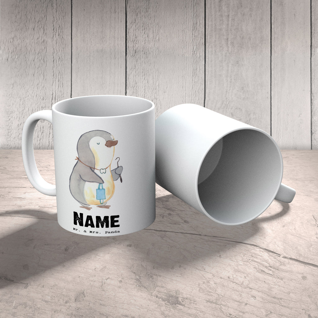 Personalisierte Tasse Zahnmedizinischer Fachangestellter mit Herz Personalisierte Tasse, Namenstasse, Wunschname, Personalisiert, Tasse, Namen, Drucken, Tasse mit Namen, Beruf, Ausbildung, Jubiläum, Abschied, Rente, Kollege, Kollegin, Geschenk, Schenken, Arbeitskollege, Mitarbeiter, Firma, Danke, Dankeschön