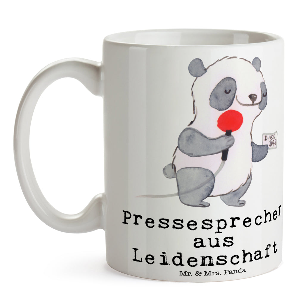 Tasse Pressesprecher aus Leidenschaft Tasse, Kaffeetasse, Teetasse, Becher, Kaffeebecher, Teebecher, Keramiktasse, Porzellantasse, Büro Tasse, Geschenk Tasse, Tasse Sprüche, Tasse Motive, Kaffeetassen, Tasse bedrucken, Designer Tasse, Cappuccino Tassen, Schöne Teetassen, Beruf, Ausbildung, Jubiläum, Abschied, Rente, Kollege, Kollegin, Geschenk, Schenken, Arbeitskollege, Mitarbeiter, Firma, Danke, Dankeschön