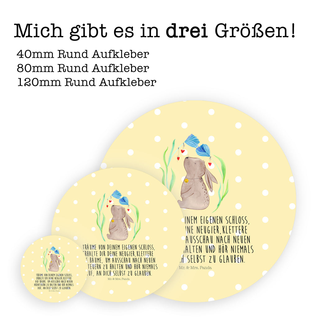 Rund Aufkleber Hase Blume Sticker, Aufkleber, Etikett, Ostern, Osterhase, Ostergeschenke, Osternest, Osterdeko, Geschenke zu Ostern, Ostern Geschenk, Ostergeschenke Kinder, Ostern Kinder, Hase, Kaninchen, Kind, Taufe, Taufgeschenk, Geburt, Schwangerschaft, erstes Kind, Kindergeburtstag, Geburtstag, Hoffnung, Träume