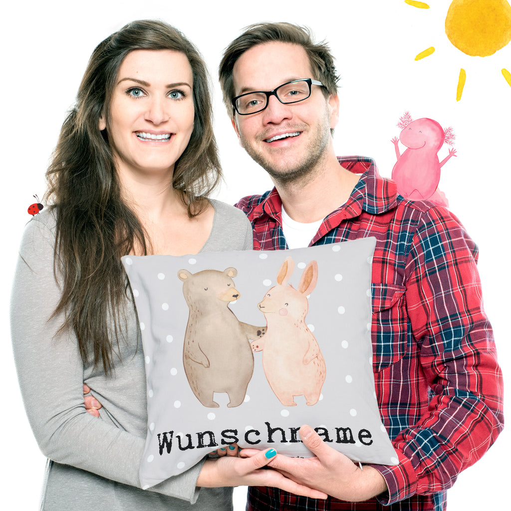 Personalisiertes Kissen Hase Beste Schwägerin der Welt Kissen, personalisiert, Name, Wunschname, bedrucken, Kopfkissen, für, Dankeschön, Geschenk, Schenken, Geburtstag, Geburtstagsgeschenk, Geschenkidee, Danke, Bedanken, Mitbringsel, Freude machen, Geschenktipp, Schwägerin, Schwähgerin, Schwippschwägerin, Familie, Verwandtschaft, angeheiratet, Frau, Ehemann, Schwester, Ehefrau, Bruder, Partner