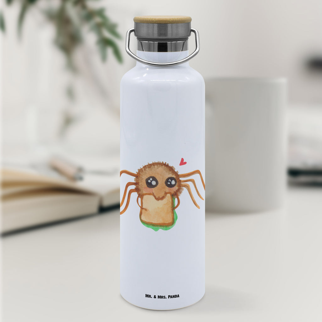 Trinkflasche Spinne Agathe Sandwich Thermosflasche, Isolierflasche, Edelstahl, Trinkflasche, isoliert, Wamrhaltefunktion, Sportflasche, Flasche zum Sport, Sportlerflasche, Spinne Agathe, Spinne, Agathe, Videos, Merchandise, Glück, Mut, Hungrig, Verfressen, Lebensfreude, Alles wird gut, Hunger