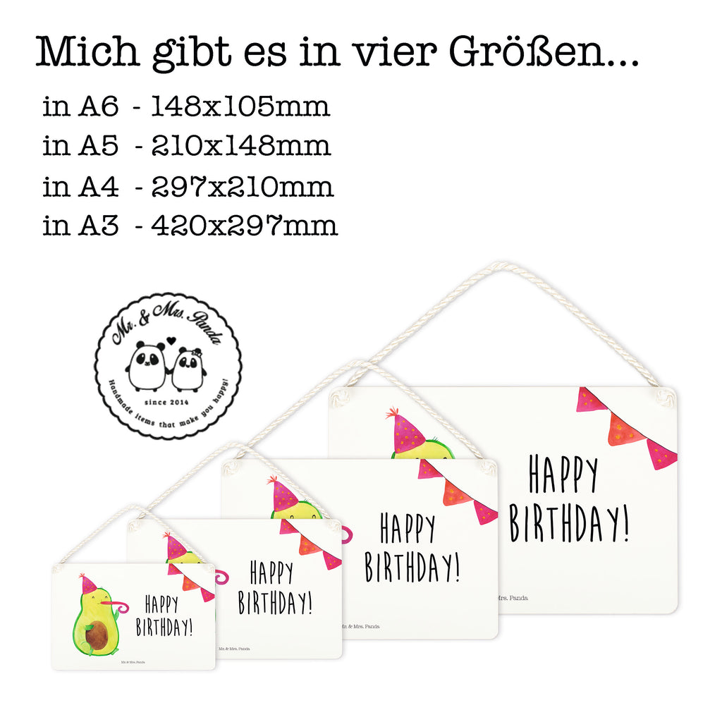 Deko Schild Avocado Birthday Dekoschild, Deko Schild, Schild, Tür Schild, Türschild, Holzschild, Wandschild, Wanddeko, Avocado, Veggie, Vegan, Gesund