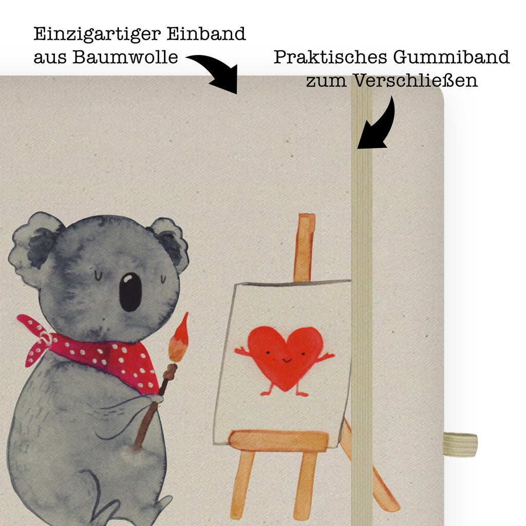 DIN A4 Personalisiertes Notizbuch Koala Künstler Personalisiertes Notizbuch, Notizbuch mit Namen, Notizbuch bedrucken, Personalisierung, Namensbuch, Namen, Koala, Koalabär, Liebe, Liebensbeweis, Liebesgeschenk, Gefühle, Künstler, zeichnen