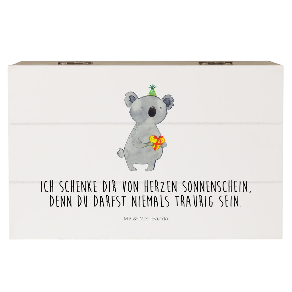 Holzkiste Koala Geschenk Holzkiste, Kiste, Schatzkiste, Truhe, Schatulle, XXL, Erinnerungsbox, Erinnerungskiste, Dekokiste, Aufbewahrungsbox, Geschenkbox, Geschenkdose, Koala, Koalabär, Geschenk, Geburtstag, Party