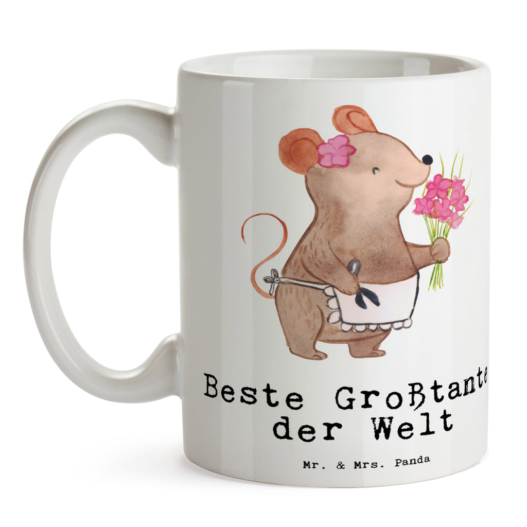 Tasse Maus Beste Großtante der Welt Tasse, Kaffeetasse, Teetasse, Becher, Kaffeebecher, Teebecher, Keramiktasse, Porzellantasse, Büro Tasse, Geschenk Tasse, Tasse Sprüche, Tasse Motive, Kaffeetassen, Tasse bedrucken, Designer Tasse, Cappuccino Tassen, Schöne Teetassen, für, Dankeschön, Geschenk, Schenken, Geburtstag, Geburtstagsgeschenk, Geschenkidee, Danke, Bedanken, Mitbringsel, Freude machen, Geschenktipp, Großtante, Grosstante, Tante, Lieblingstante, Familie, Schwester, Tanten, Kleinigkeit, Beste, Nichte, Neffe, Groß