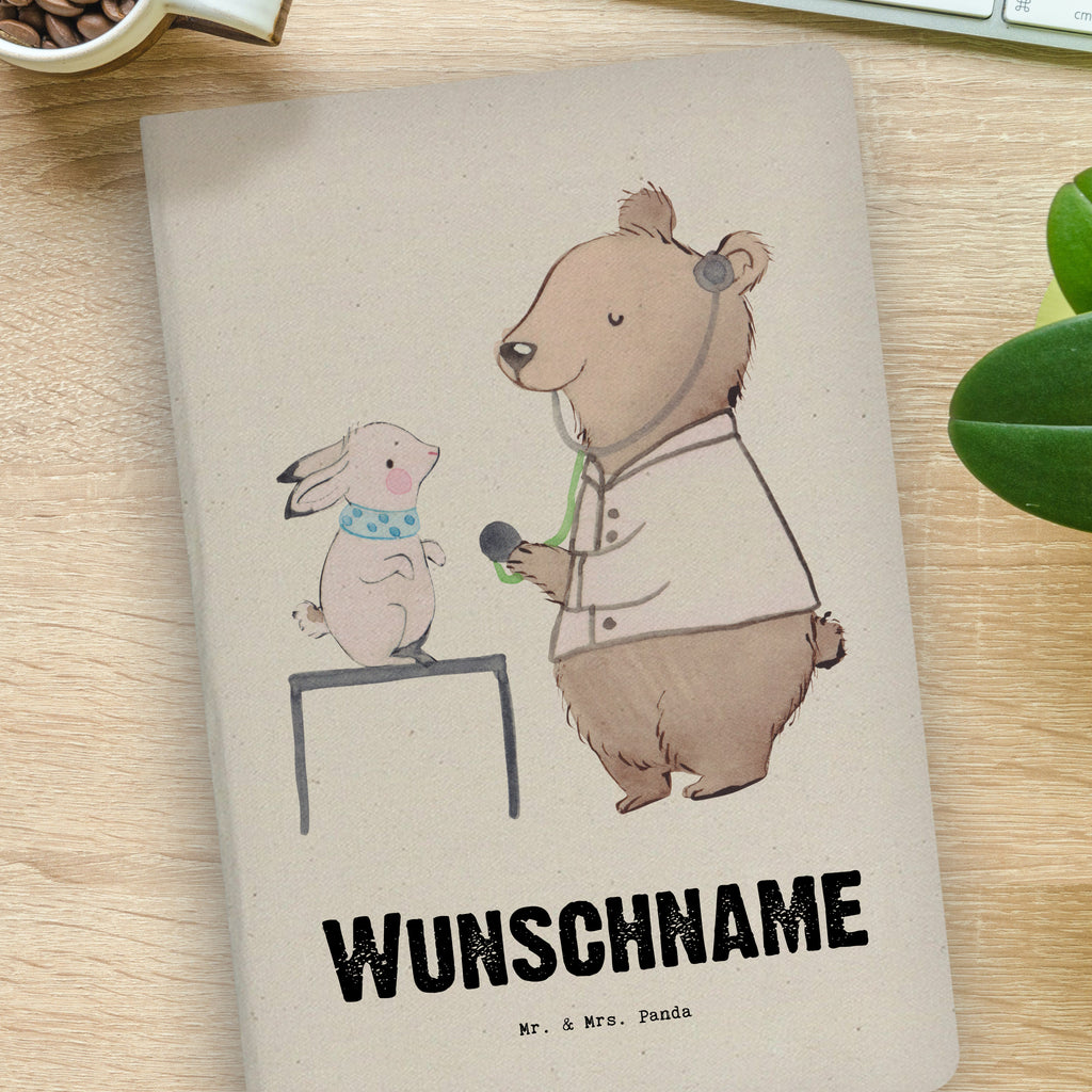 DIN A4 Personalisiertes Notizbuch Tierheilpraktiker mit Herz Personalisiertes Notizbuch, Notizbuch mit Namen, Notizbuch bedrucken, Personalisierung, Namensbuch, Namen, Beruf, Ausbildung, Jubiläum, Abschied, Rente, Kollege, Kollegin, Geschenk, Schenken, Arbeitskollege, Mitarbeiter, Firma, Danke, Dankeschön