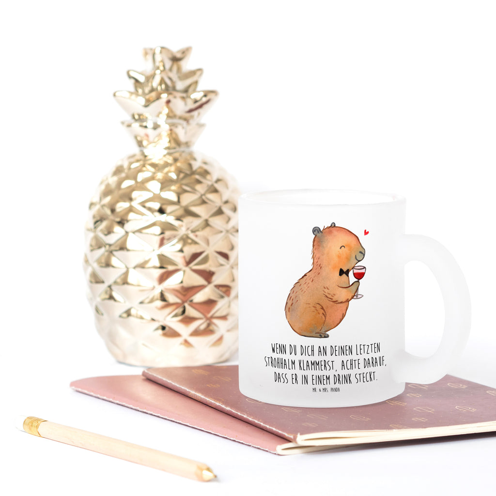 Teetasse Capybara Wein Teetasse, Teeglas, Teebecher, Tasse mit Henkel, Tasse, Glas Teetasse, Teetasse aus Glas, Tiermotive, Gute Laune, lustige Sprüche, Tiere, Capybara Weinflasche, Weinliebhaber Geschenk, Capybara Zeichnung, Adrette Tiere, Panda Handzeichnung, Weintrinkendes Nagetier, Capybara Kunstwerk, Geschenk für Weinkenner, Stilvolles Capybara, Heiterer Capybara, Liebe zum Wein Spruch, Wein Spaßbild, Handgezeichnetes Capybara