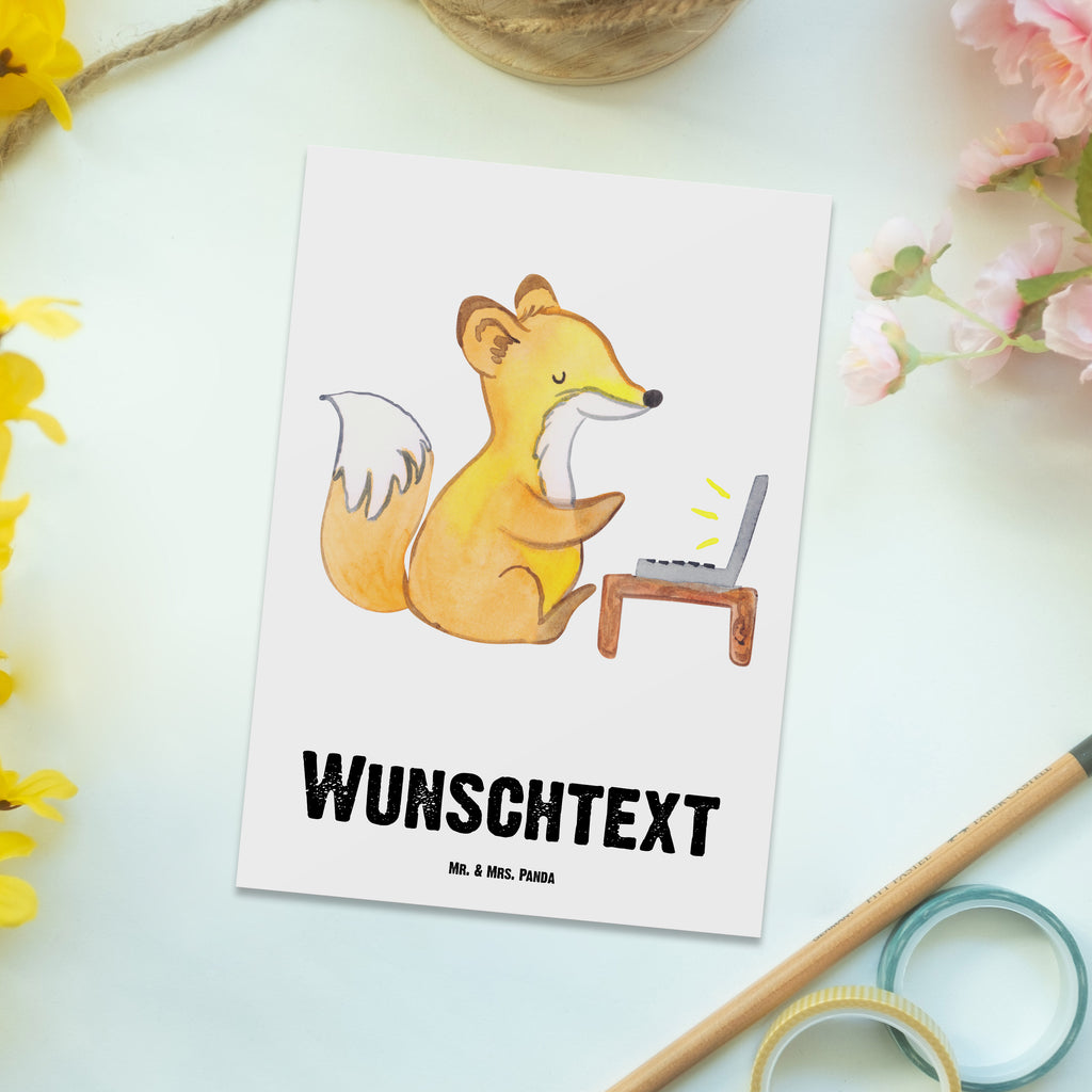 Personalisierte Postkarte Fuchs Bester Arbeitskollege der Welt Postkarte mit Namen, Postkarte bedrucken, Postkarte mit Wunschtext, Postkarte personalisierbar, Geschenkkarte mit Namen, Grußkarte mit Namen, Karte mit Namen, Einladung mit Namen, Ansichtskarte mit Namen, Geschenkkarte mit Wunschtext, Grußkarte mit Wunschtext, Karte mit Wunschtext, Einladung mit Wunschtext, Ansichtskarte mit Wunschtext, für, Dankeschön, Geschenk, Schenken, Geburtstag, Geburtstagsgeschenk, Geschenkidee, Danke, Bedanken, Mitbringsel, Freude machen, Geschenktipp, Arbeitskollege, Kollege, Büro, Abschiedsgeschenk, Ruhestand, Arbeit, Mitarbeiter, Berufsgenosse, Beruf