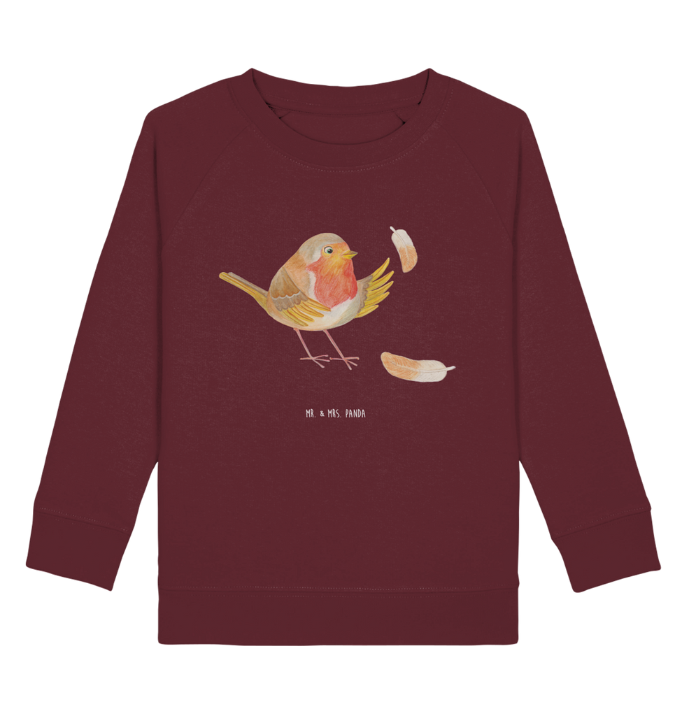 Organic Kinder Pullover Rotkehlchen mit Federn Kinder Pullover, Kinder Sweatshirt, Jungen, Mädchen, Tiermotive, Gute Laune, lustige Sprüche, Tiere, What if i fall, Rotkehlchen, Spruch Motivation, Spruch Mut, Vogel, Motivation Sprüche, Motivationsbilder, fliegen