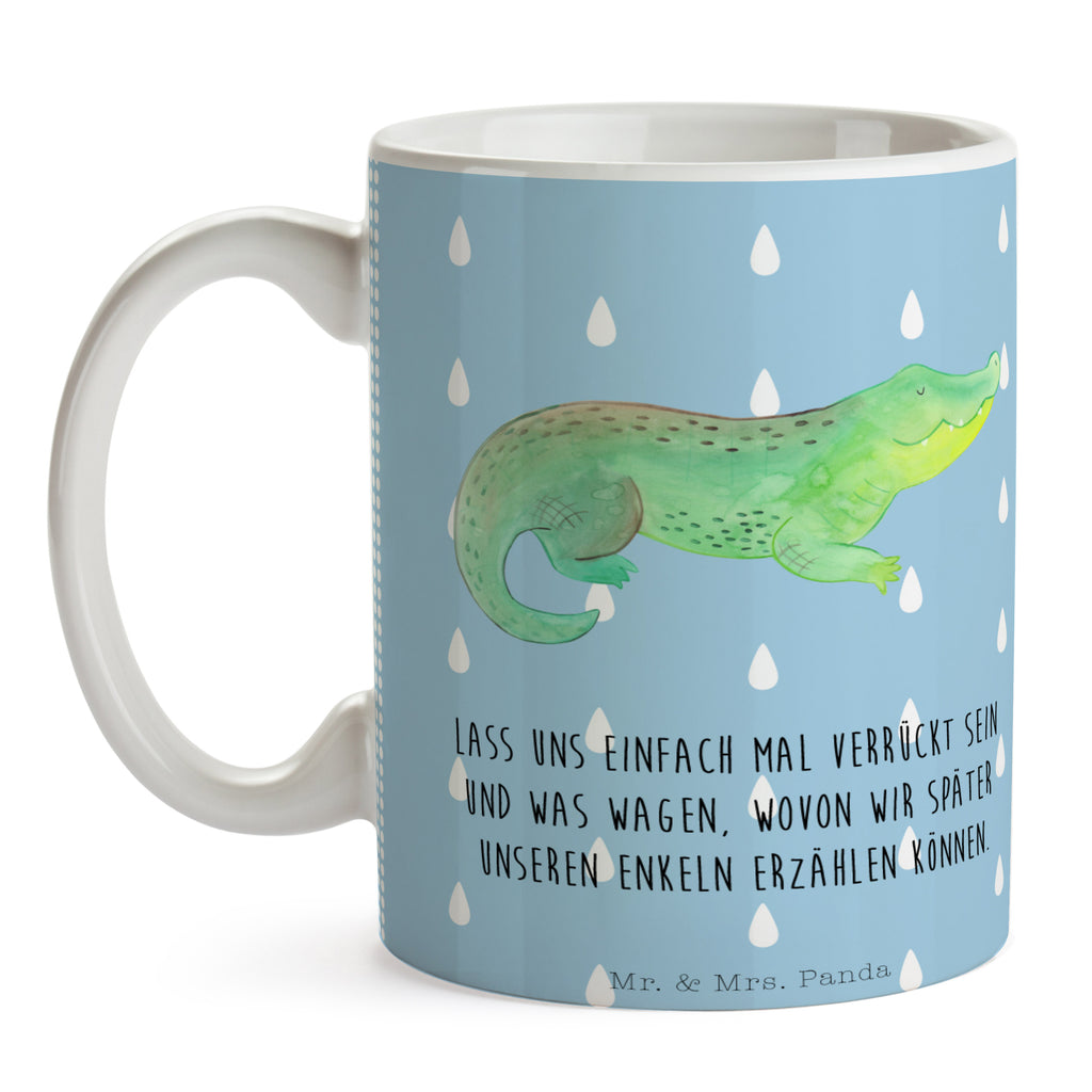 Tasse Krokodil Tasse, Kaffeetasse, Teetasse, Becher, Kaffeebecher, Teebecher, Keramiktasse, Porzellantasse, Büro Tasse, Geschenk Tasse, Tasse Sprüche, Tasse Motive, Kaffeetassen, Tasse bedrucken, Designer Tasse, Cappuccino Tassen, Schöne Teetassen, Meerestiere, Meer, Urlaub, Krokodil, Krokodile, verrückt sein, spontan sein, Abenteuerlust, Reiselust, Freundin, beste Freundin, Lieblingsmensch