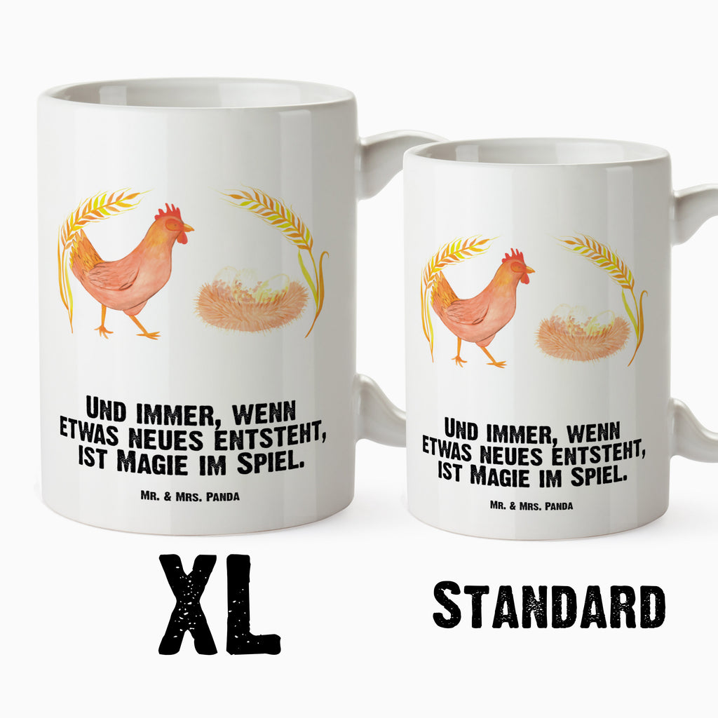 XL Tasse Huhn stolz XL Tasse, Große Tasse, Grosse Kaffeetasse, XL Becher, XL Teetasse, spülmaschinenfest, Jumbo Tasse, Groß, Bauernhof, Hoftiere, Landwirt, Landwirtin, Hahn, Henne, Hühner, Eier, Hof, Landleben, Motivation, Geburt, Magie, Spruch, Schwangerschaft