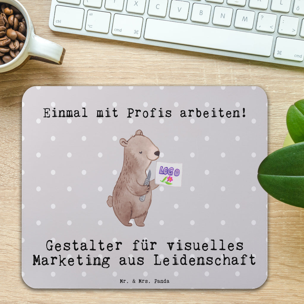 Mauspad Gestalter für visuelles Marketing aus Leidenschaft Mousepad, Computer zubehör, Büroausstattung, PC Zubehör, Arbeitszimmer, Mauspad, Einzigartiges Mauspad, Designer Mauspad, Mausunterlage, Mauspad Büro, Beruf, Ausbildung, Jubiläum, Abschied, Rente, Kollege, Kollegin, Geschenk, Schenken, Arbeitskollege, Mitarbeiter, Firma, Danke, Dankeschön