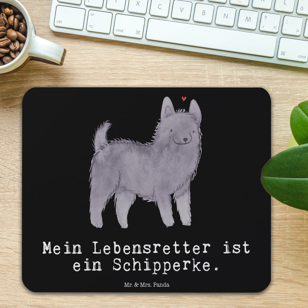 Mauspad Schipperke Lebensretter Mousepad, Computer zubehör, Büroausstattung, PC Zubehör, Arbeitszimmer, Mauspad, Einzigartiges Mauspad, Designer Mauspad, Mausunterlage, Mauspad Büro, Hund, Hunderasse, Rassehund, Hundebesitzer, Geschenk, Tierfreund, Schenken, Welpe, Schipperke, belgische Hunderasse