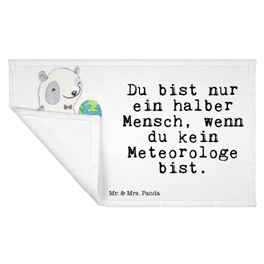 Handtuch Meteorologe mit Herz Gästetuch, Reisehandtuch, Sport Handtuch, Frottier, Kinder Handtuch, Beruf, Ausbildung, Jubiläum, Abschied, Rente, Kollege, Kollegin, Geschenk, Schenken, Arbeitskollege, Mitarbeiter, Firma, Danke, Dankeschön