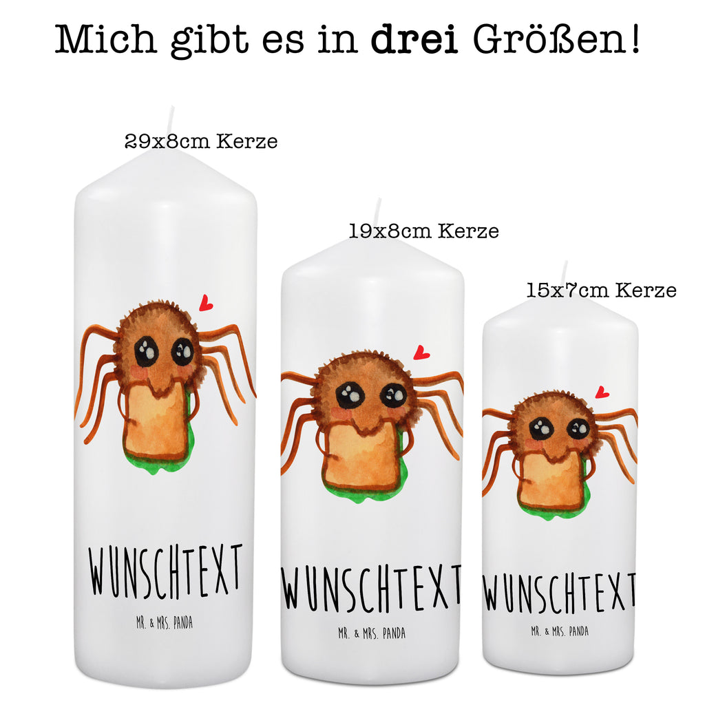 Personalisierte Kerze Spinne Agathe Sandwich Kerze, Taufkerze, Kommunionskerze, Geburtstagskerze, Geschenk Kerze, Taufgeschenk Kerze, Kerze mit Druck, Besondere Kerze, Geschenkidee Kerze, Kerze für Kommunion, kerze personalisiert, personalisierte kerze, personalisierte kerzen, Spinne Agathe, Spinne, Agathe, Videos, Merchandise, Glück, Mut, Hungrig, Verfressen, Lebensfreude, Alles wird gut, Hunger