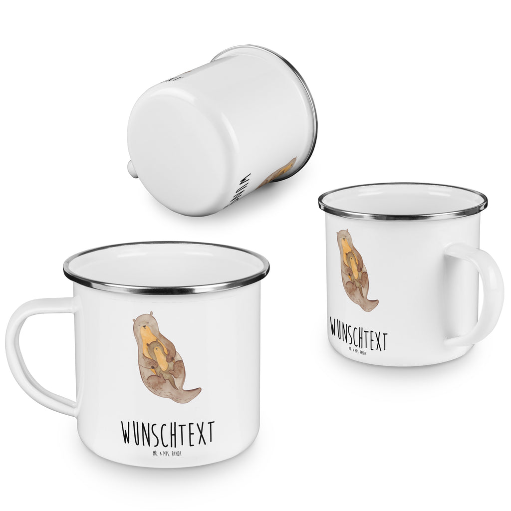 Personalisierte Emaille Tasse Otter mit Kind Emaille Tasse personalisiert, Emaille Tasse mit Namen, Campingtasse personalisiert, Namenstasse, Campingtasse bedrucken, Campinggeschirr personalsisert, tasse mit namen, personalisierte tassen, personalisierte tasse, tasse selbst gestalten, tasse bedrucken, tassen bedrucken, Otter, Fischotter, Seeotter, Otter Seeotter See Otter