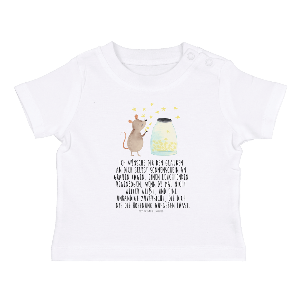 Organic Baby Shirt Maus Sterne Baby T-Shirt, Jungen Baby T-Shirt, Mädchen Baby T-Shirt, Shirt, Tiermotive, Gute Laune, lustige Sprüche, Tiere, Maus, Sterne, Wunsch, Kind, Taufe, Taufgeschenk, Geburt, Schwangerschaft, erstes Kind, Kindergeburtstag, Geburtstag, Hoffnung, Träume