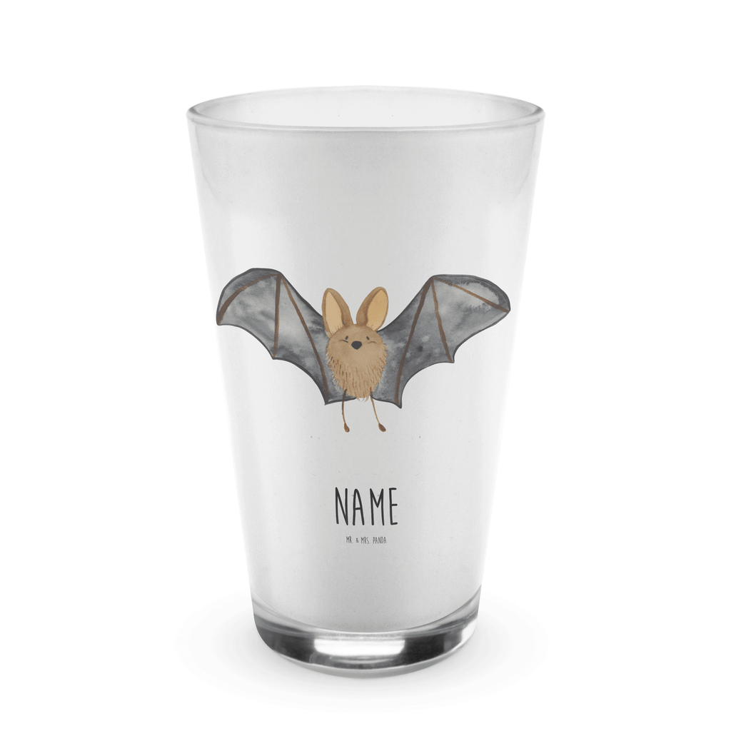 Personalisiertes Glas Fledermaus Flügel Bedrucktes Glas, Glas mit Namen, Namensglas, Glas personalisiert, Name, Bedrucken, Tiermotive, Gute Laune, lustige Sprüche, Tiere
